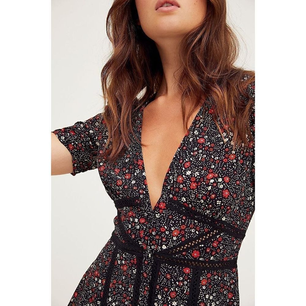 Free people -Piece Of Your Heart Mini Dress - Picture 5 of 8